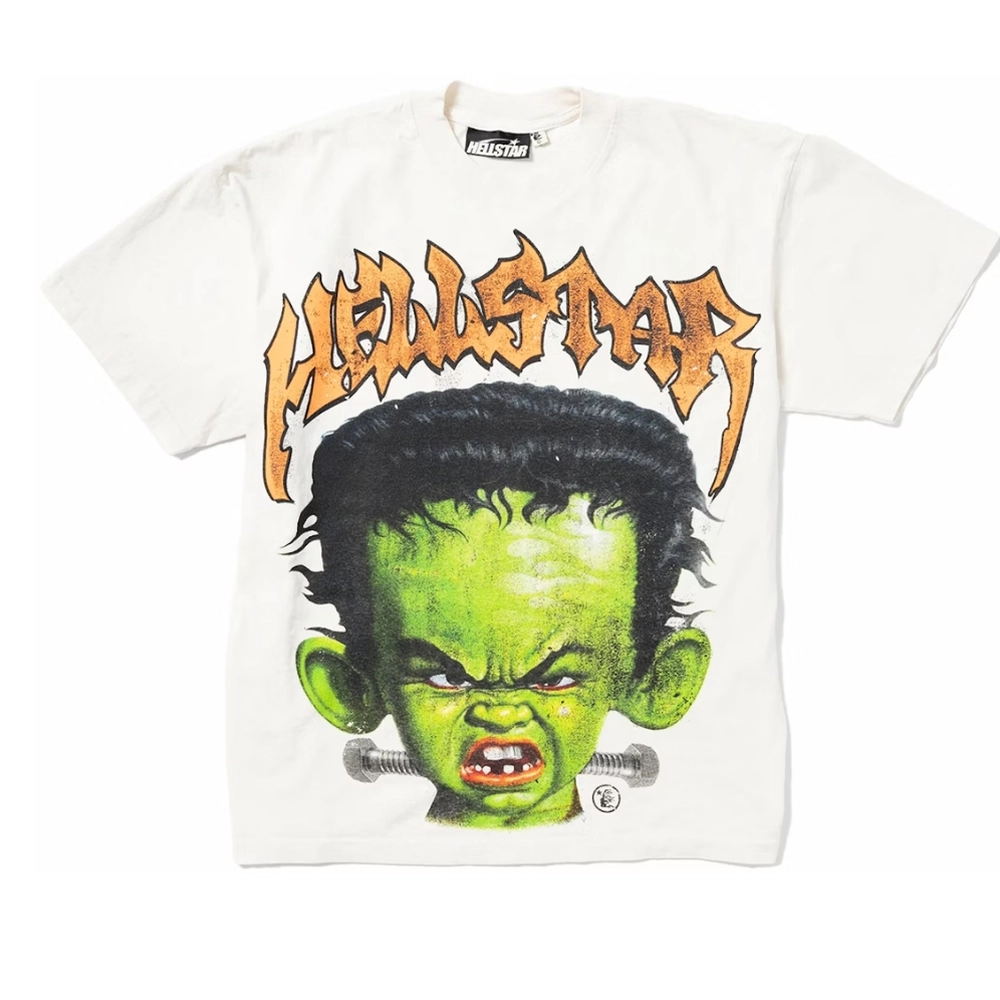 Hellstar Frankenkid Shirt White Hellstar Frankenkid Shirt White