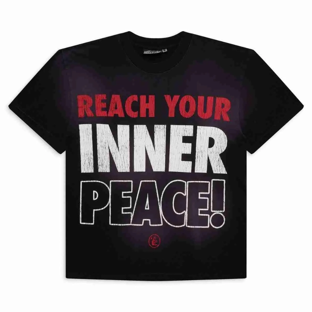 Hellstar Inner Peace Reach Shirt Black Hellstar Inner Peace Reach Shirt Black