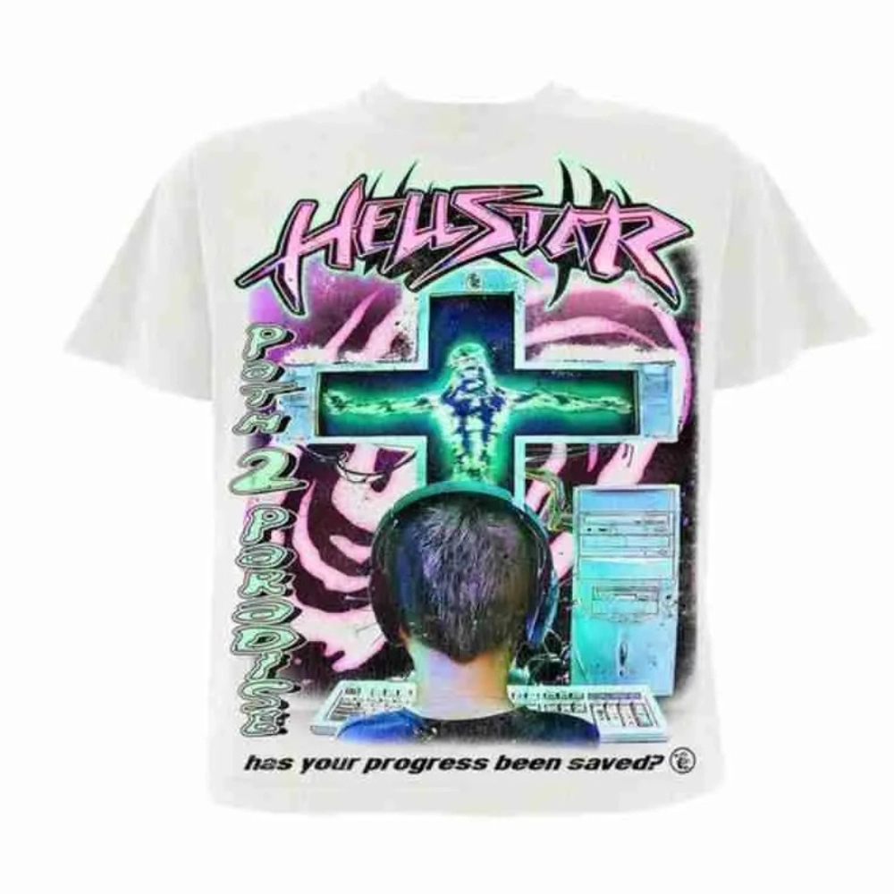 Hellstar Online Unisex Shirt White Hellstar Online Unisex Shirt White