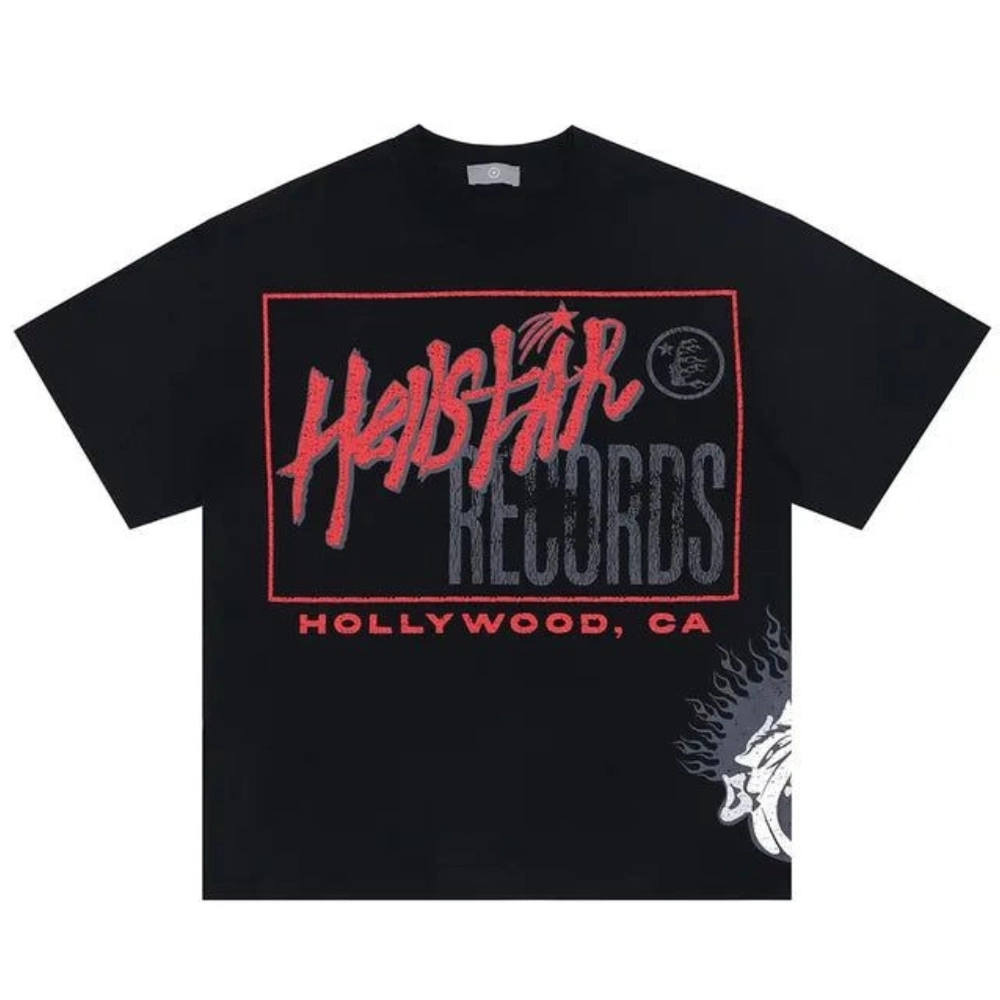 Hellstar Records Hollywood Shirt Black Hellstar Records Hollywood Shirt Black