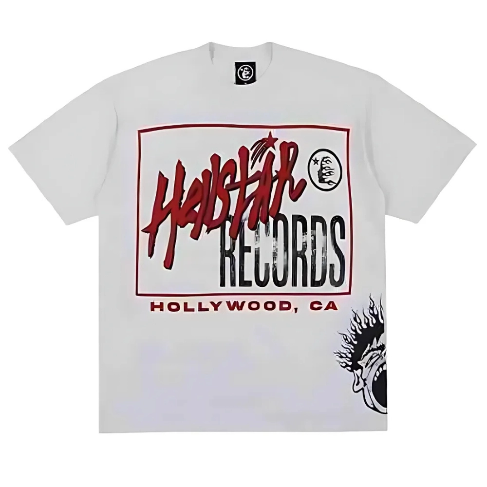 Hellstar Records Hollywood Tee White Hellstar Records Hollywood Tee White