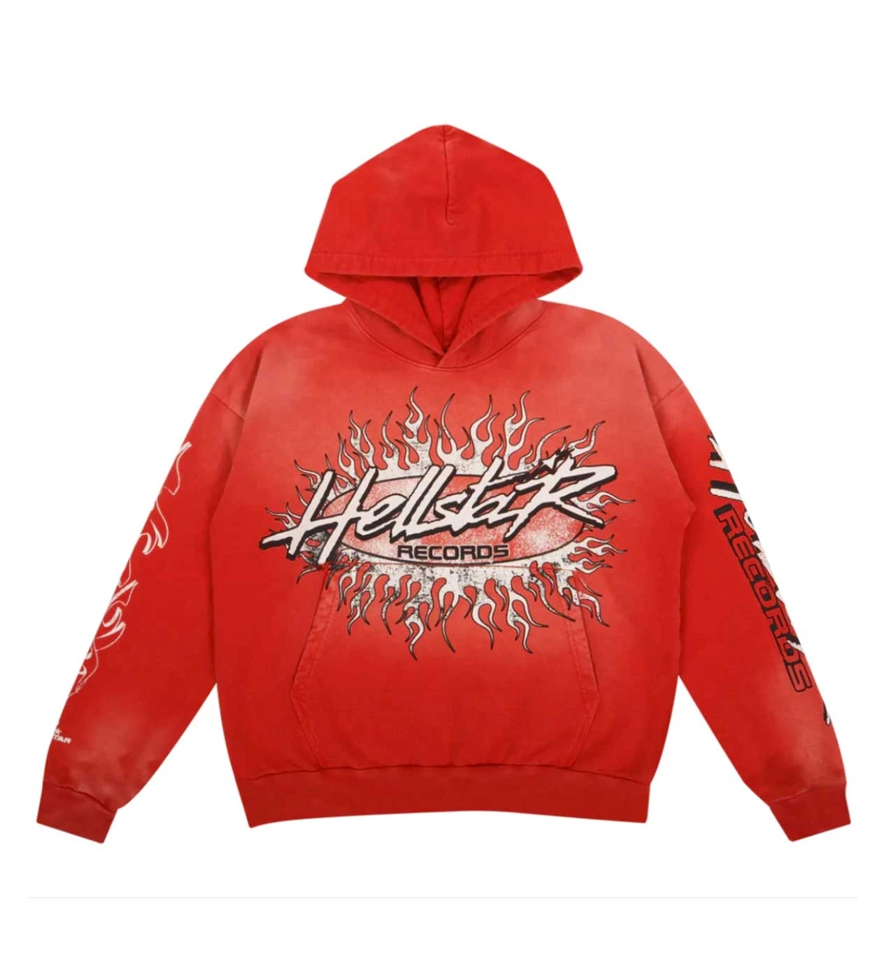 Hellstar Records Hoodie Red Hellstar Records Hoodie Red