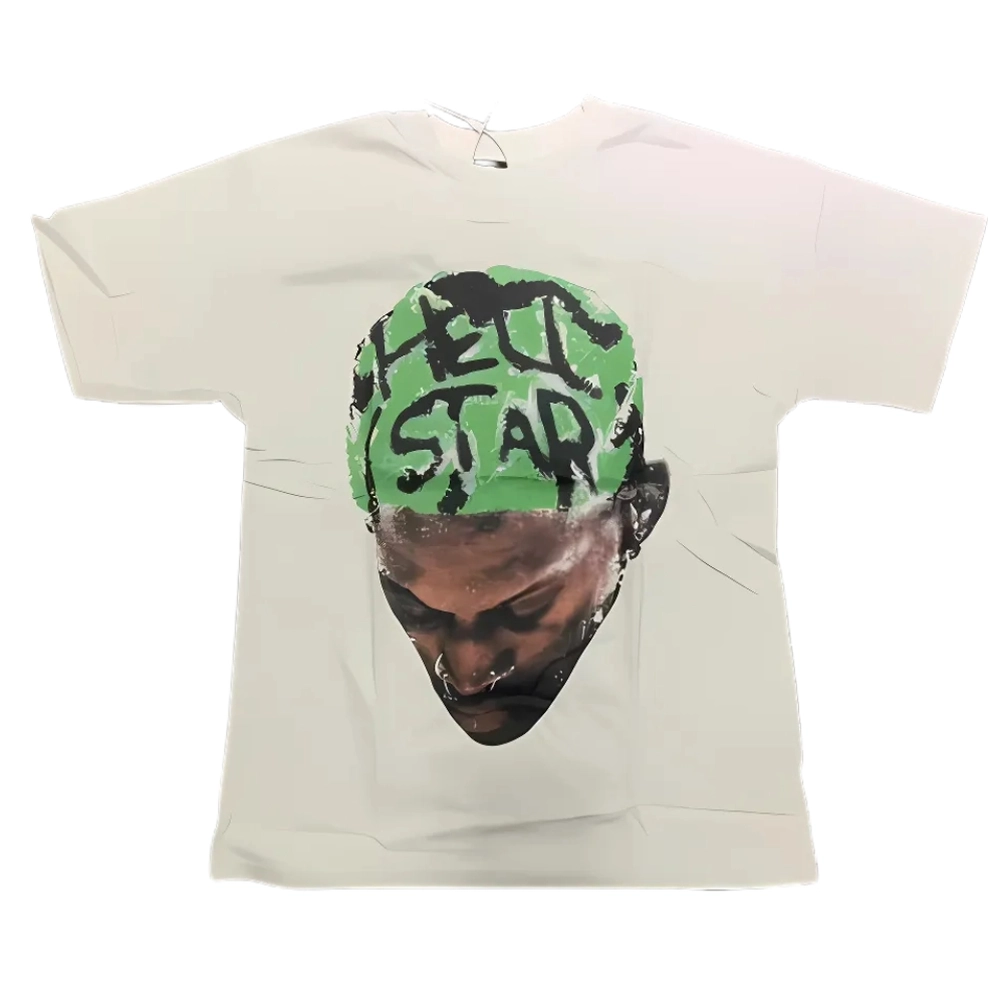 Hellstar Rodman Green Dennis Studio Shirt White Hellstar Rodman Green Dennis Studio Shirt White