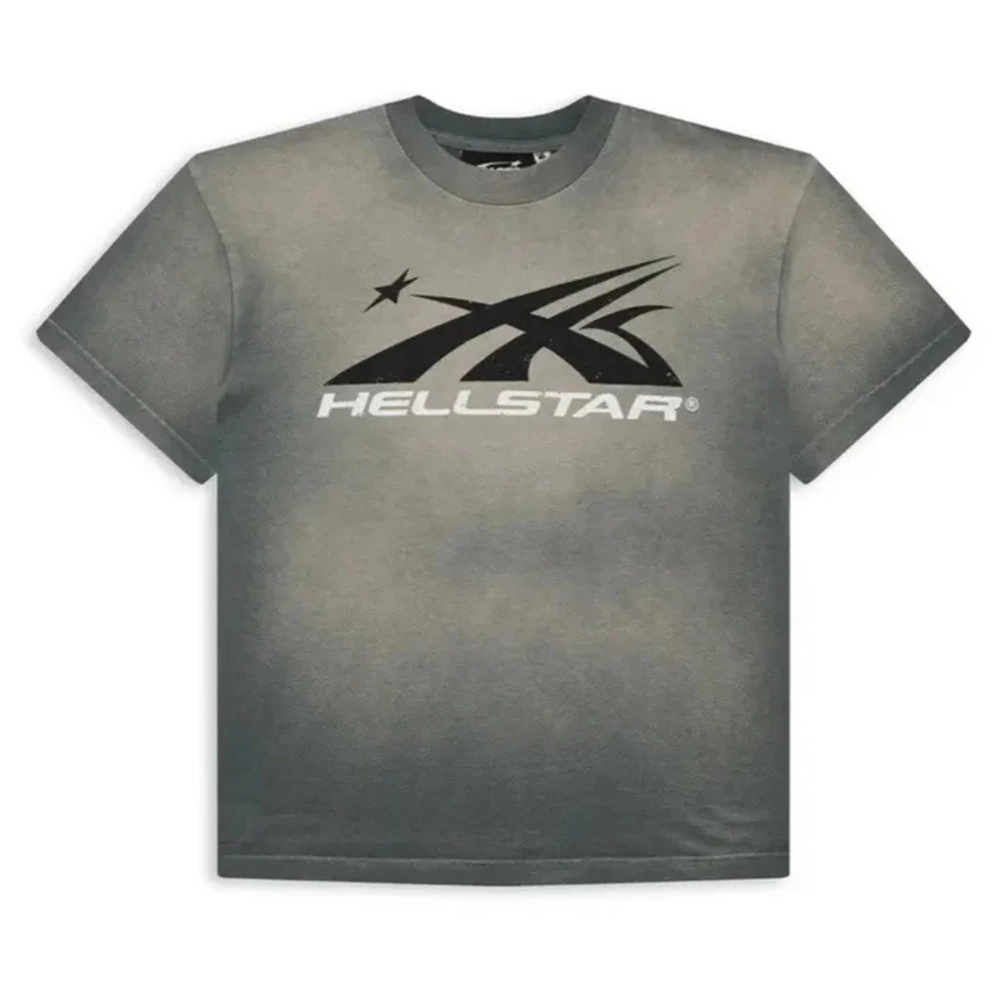 Hellstar Sport Gel Logo Unisex Tee Grey Hellstar Sport Gel Logo Unisex Tee Grey