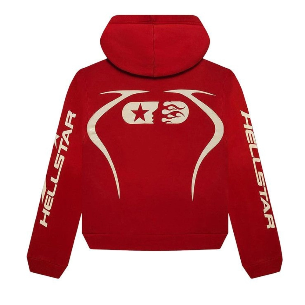 Hellstar Sport Mens Hoodie Red Hellstar Sport Mens Hoodie Red