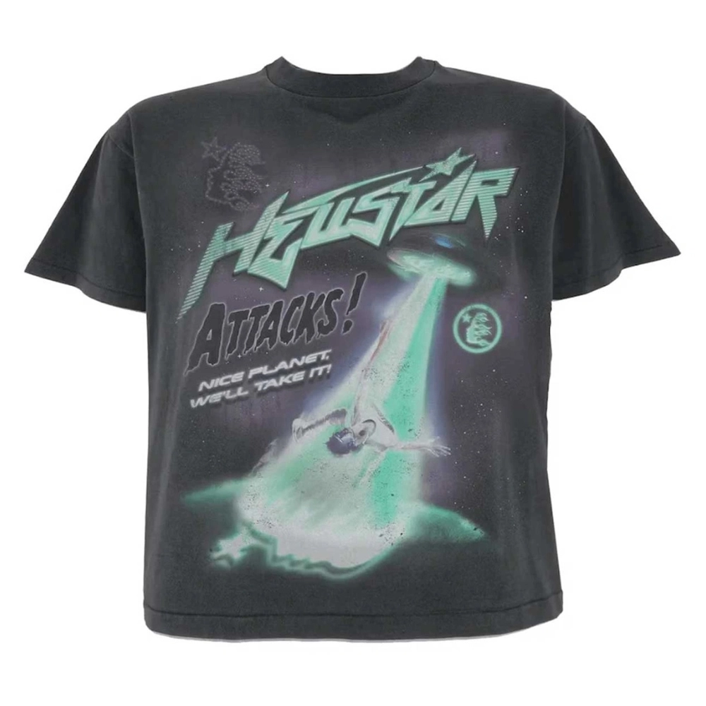 Hellstar Studios Attacks Unisex Tee Black Hellstar Studios Attacks Unisex Tee Black