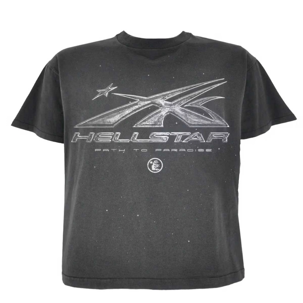 Hellstar Studios Chrome Logo Tee Black Hellstar Studios Chrome Logo Tee Black