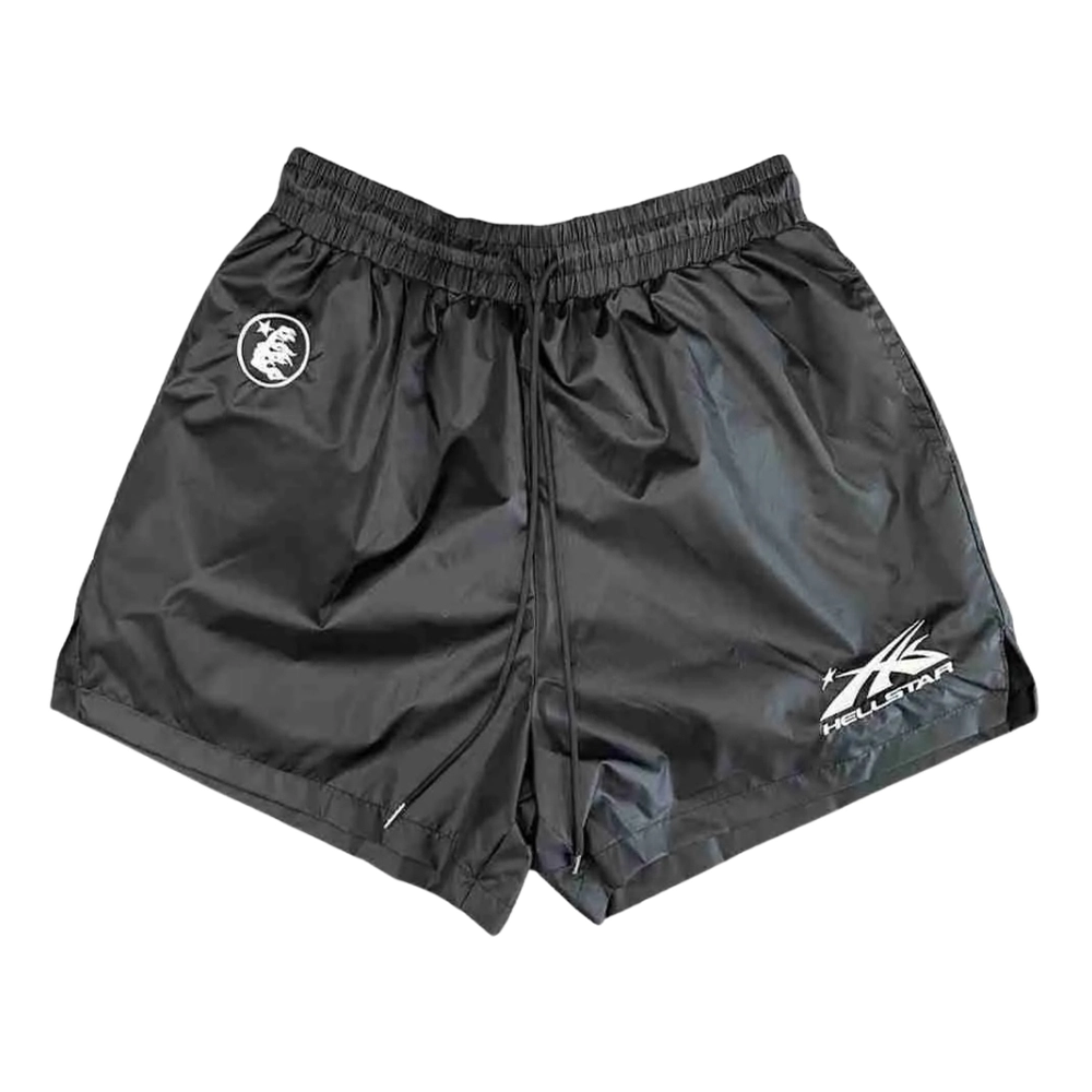 Hellstar Studios Flame Casual Shorts Black Hellstar Studios Flame Casual Shorts Black