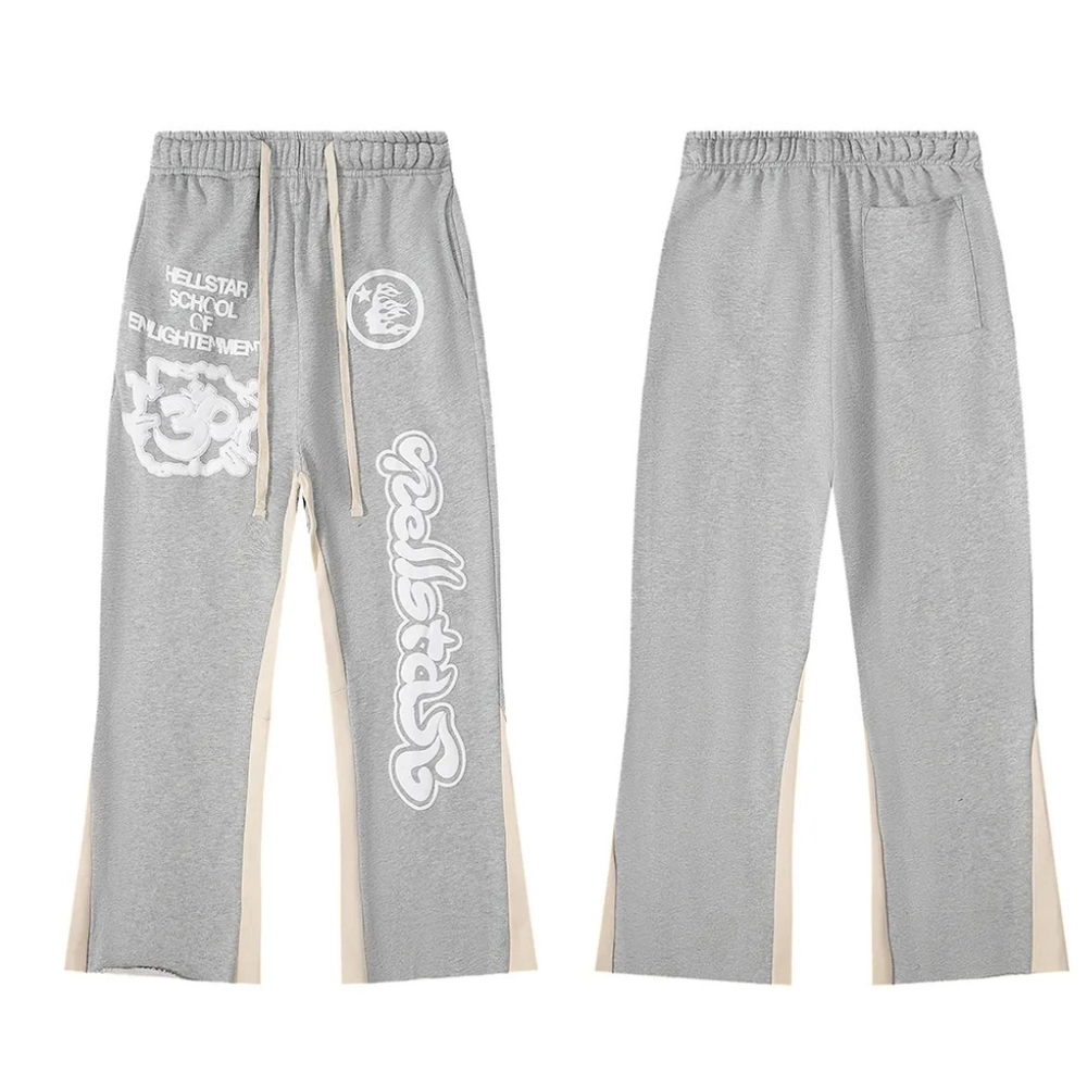 Hellstar Studios Flare Signature Sweatpant Grey Hellstar Studios Flare Signature Sweatpant Grey