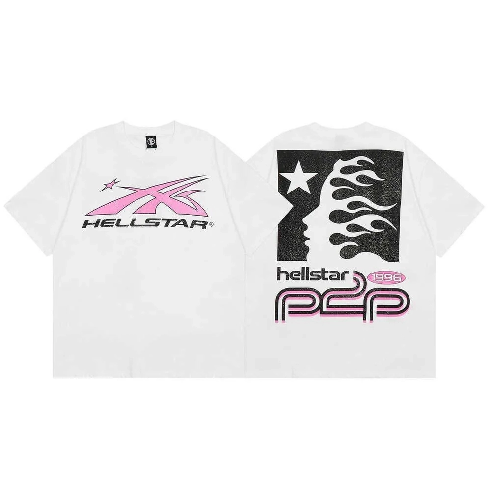Hellstar Studios P2P Pink Logo Tee White Hellstar Studios P2P Pink Logo Tee White
