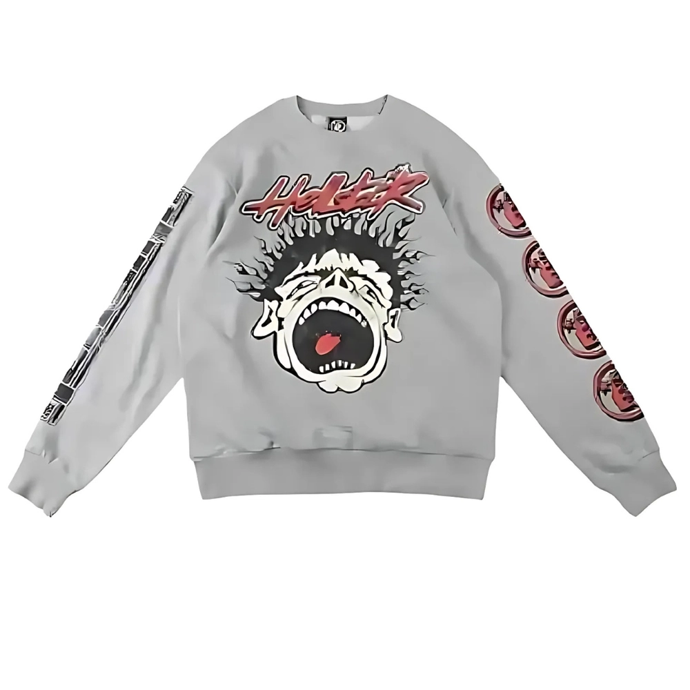 Hellstar Studios Records 1996 Sweatshirt Grey Hellstar Studios Records 1996 Sweatshirt Grey
