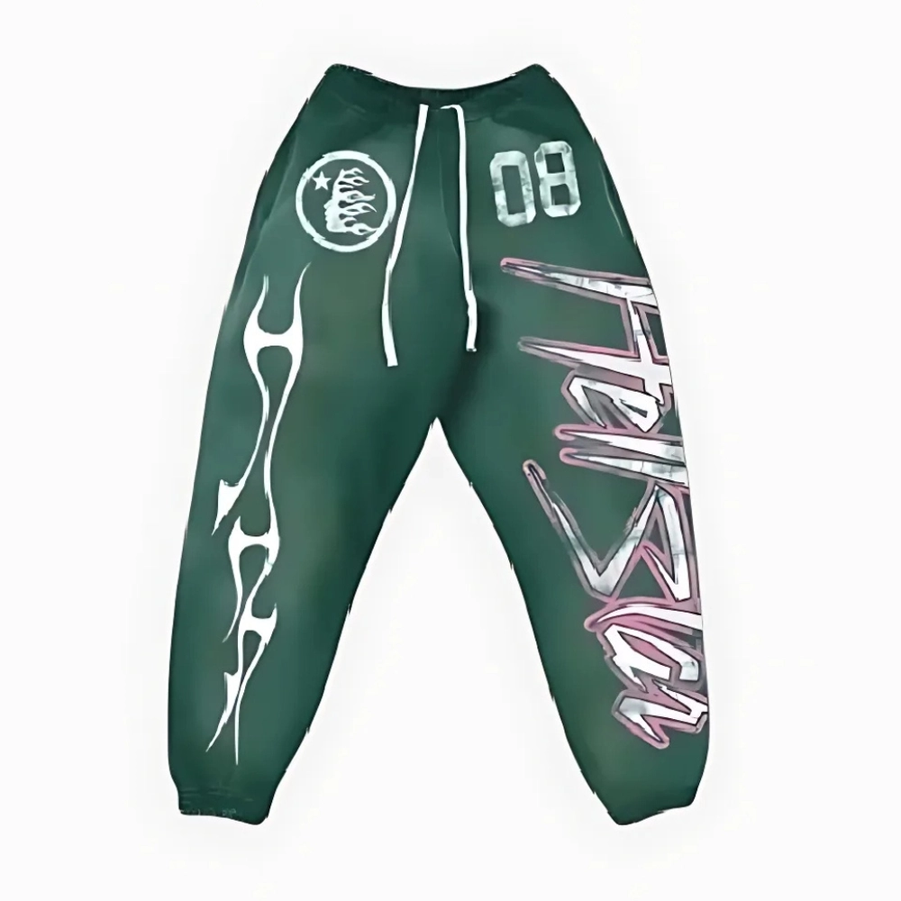 Hellstar Studios Unisex Sweatpants Green Hellstar Studios Unisex Sweatpants Green