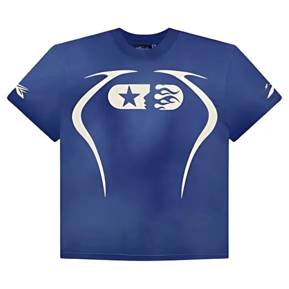 Hellstar Warm Up Unisex Shirt Blue Hellstar Warm Up Unisex Shirt Blue