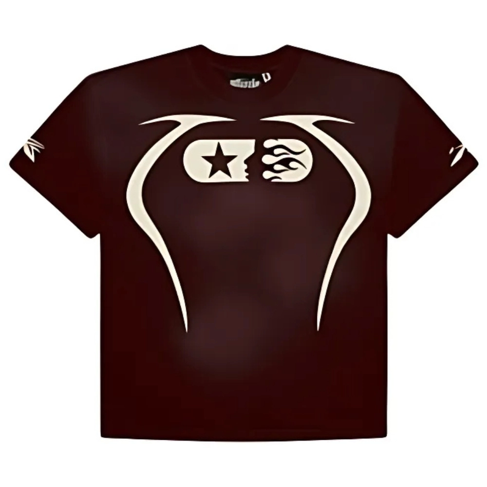 Hellstar Warm Up Unisex Shirt Brown Hellstar Warm Up Unisex Shirt Brown