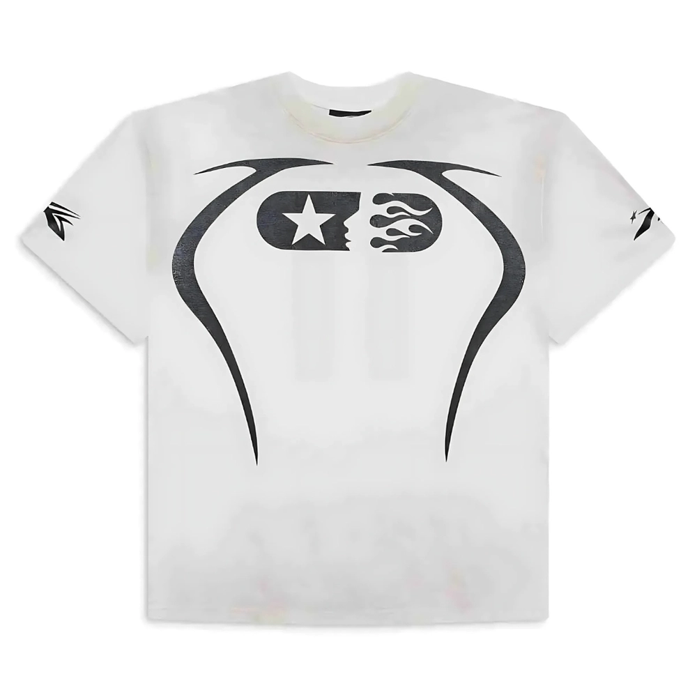 Hellstar Warm Up Unisex Shirt White Hellstar Warm Up Unisex Shirt White