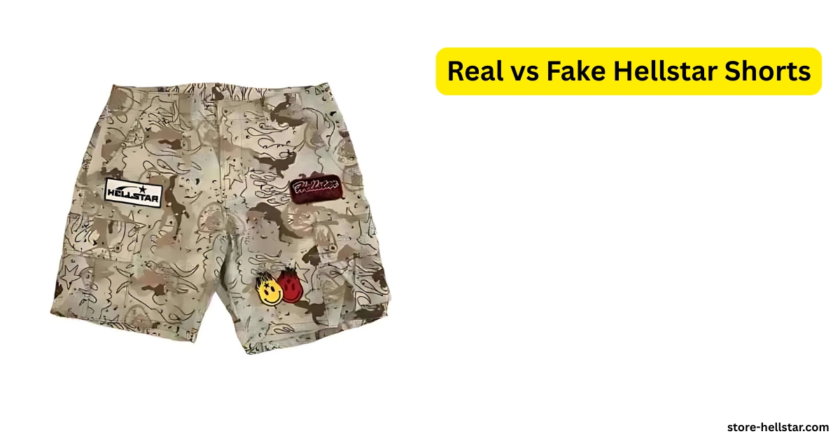 Real vs Fake Hellstar Shorts